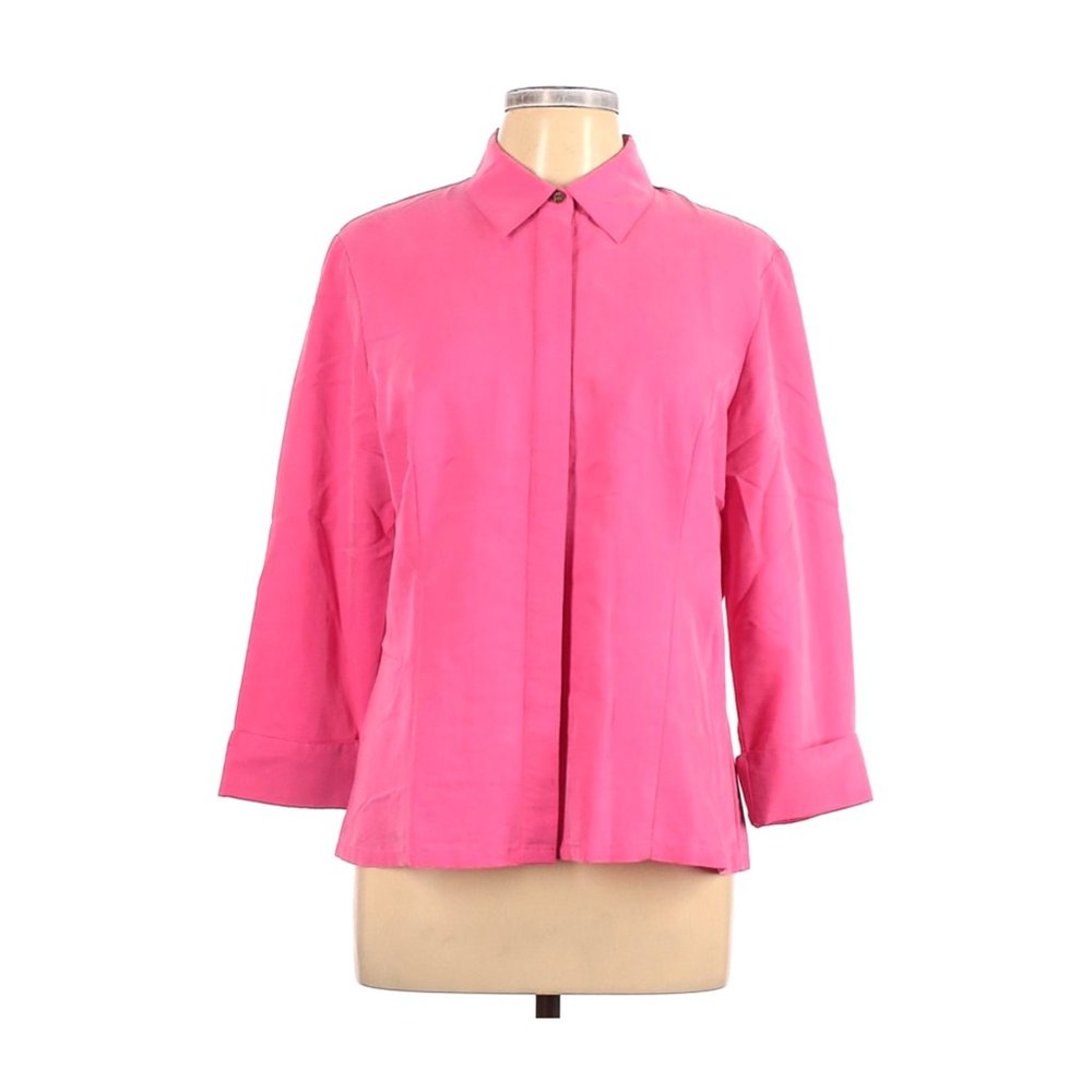 Pink 3/4 sleeve Blouse by Sag Harbor